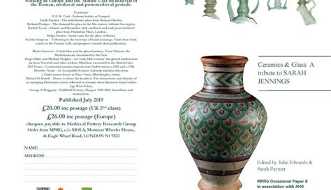 mprg occasional paper   published medieval pottery research group