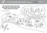 Bumble Nums Gruff Colouring Supersimple Seasalt Abc sketch template