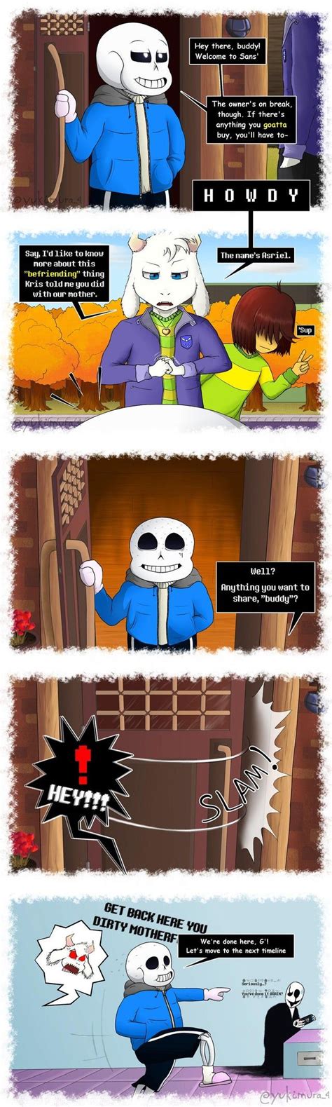 befriender yukimura 4 deltarune undertale comic