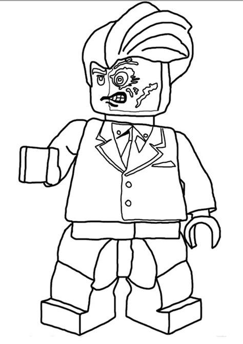 joker lego coloring pages