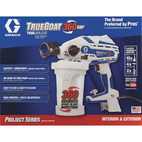 graco truecoat  variable speed electric airless paint sprayer   sale  ebay