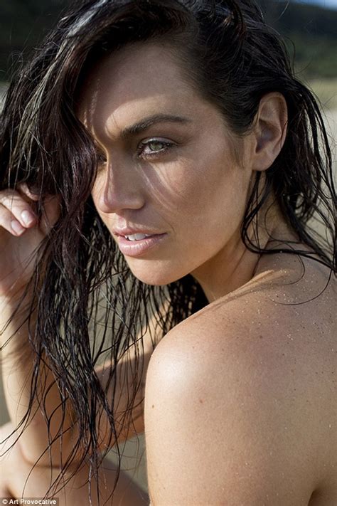 Plus Size Model Laura Wells Poses Naked In Beach Shoot For