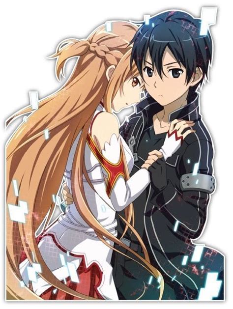 4 99 Sword Art Online Asuna Kirito Anime Jdm Car Decal Sticker 023