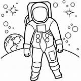 Coloring Pages Spaceman Getcolorings sketch template