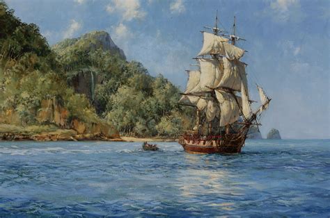 montague dawson parusnyy sport korabl parusniki