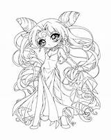 Sureya Lady Deviantart Coloring Pages Moon Sailor Girls Coloriage Anime Girl Panda Chibi Lineart Sheets Choose Board Cool Print sketch template