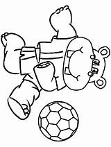Soccer Cartoon Girl Sports Playing Animals Clipart Drawing Pages Coloring Kids Library Printables sketch template