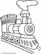 Coloring Pages Transportation Color Printable Train Kids Trains Sheets Found Locomotive sketch template