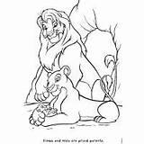 Simba Coloring Pages Kids Print Color sketch template