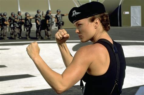 tough chicks dina meyer starship troopers bulletproof action