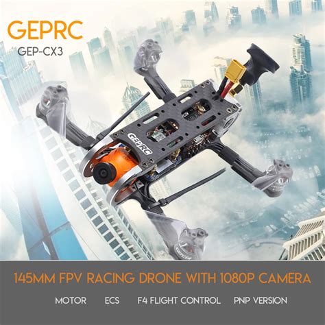 gep cx rc racer drone  camera p  fpv racing dron mm  frsky rmm receiver bnf
