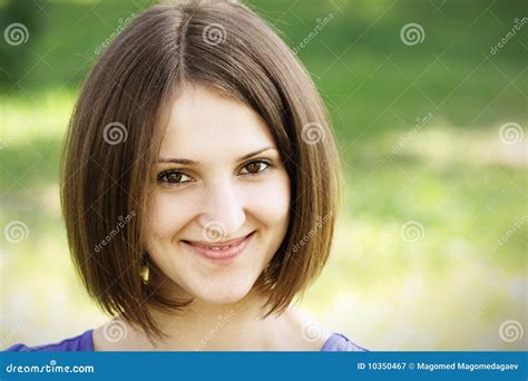 Cute Woman Stock Image Image Of Brunette Attractive 10350467