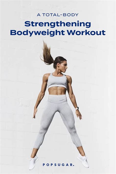 20 minute total body bodyweight workout from kelsey wells popsugar
