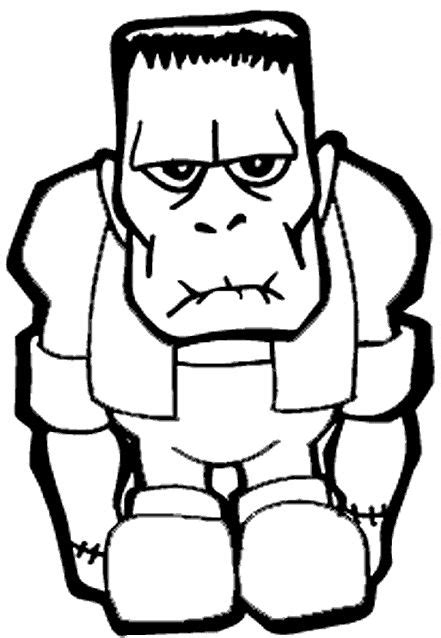 frankenstein halloween coloring page  coloring pages monster