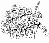 Turtles Mutant Tmnt Printable sketch template