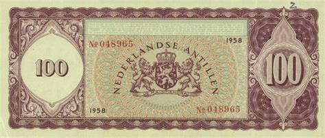 banknote index curacao  gulden p