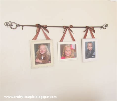 Crafty Couple Ribbons And Frames Decor Idea