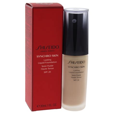 shiseido synchro skin lasting liquid foundation spf   rose