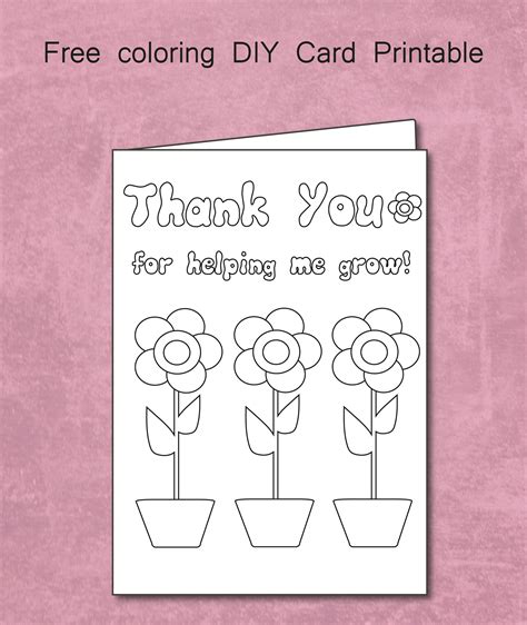 printable coloring   cards  teachers printable color