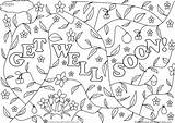 Well Coloring Soon Pages Printable Color Adult Cards Better Feel Kids Crayola Print Clipart Colorings Card Getcolorings Doodle Books Excellent sketch template