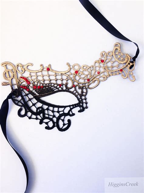 black lace mask ladies masquerade mask simple halloween masks etsy