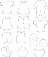Coloring Pages Clothing Clothes Preschool Printables Getdrawings sketch template