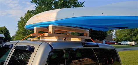 built  roof rack kayaking