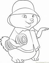 Alvin Chipmunks Theodore Coloring Pages Cute Coloringpages101 Color Online Game Print sketch template