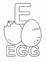 Lettere Egg Letra Inglese Lettera Pintar Numeri Coloradisegni Uovo Stampatello sketch template