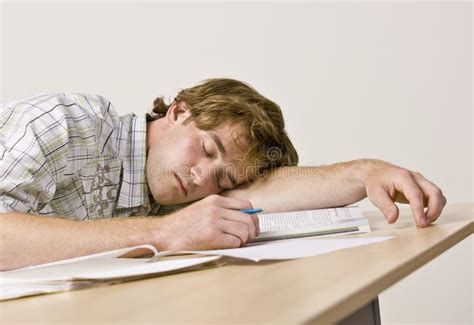 Person Sleeping At Desk