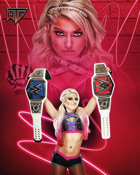 Alexa Bliss As The Former Smackdown And Current Raw Women S Champion