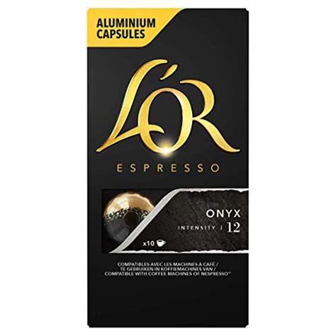 Pack 100 Cápsulas De Café L Or Espresso Onyx Intensidad 12 Compatibles