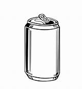 Beer Clipart Blank Clip Tin Soda Drawing Cliparts Cans Pop Aluminum Outline Tab Drink Mug Koozie Library Cute Pepsi Will sketch template