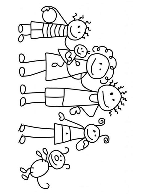 family coloring pages   print family coloring pages