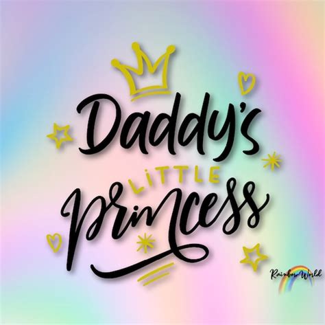 daddy s little princess svg pdf png eps dxf files etsy