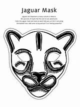Mask Coloring Jaguar Pages Masks African Printable Animal Totem Pole Kids Drawing Wolf Templates Butterfly Teacollection Tribal Template Color Tiki sketch template