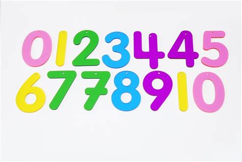 acrylic rainbow numbers pk edutopix
