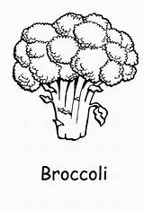 Broccoli Colorear Frutas Verduras Colouring Brokkoli Bestcoloringpagesforkids Cauliflower Mewarnai Sagebrush Kidsplaycolor sketch template