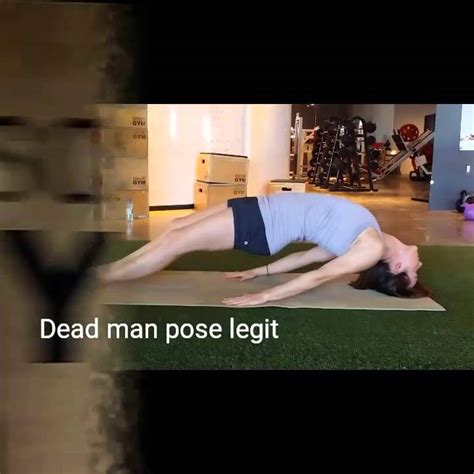 dead man pose youtube
