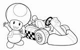 Mario Kart Coloring Pages Toadette Kids Coloriage Printable Color Kong Imprimer Games Donkey Print Toad Diddy Dessin Colouring Characters Drawing sketch template