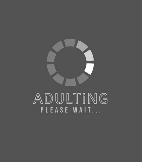Adulting 18th Birthday 18 Years Party Eigh Old Age Digital Art By