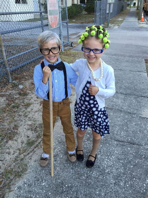 day  school costumes mini grandpa  grandma  lady