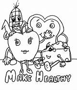Coloring Choices Pages Healthy Food Kelsos Anycoloring Sheets Template Kids sketch template