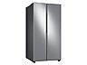 cu ft smart side  side refrigerator  stainless steel refrigerators rsaasraa