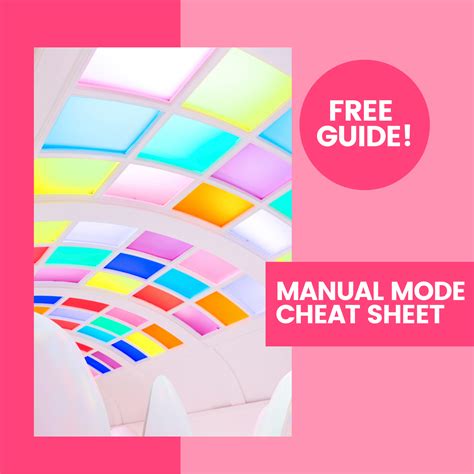 manual mode cheat sheet