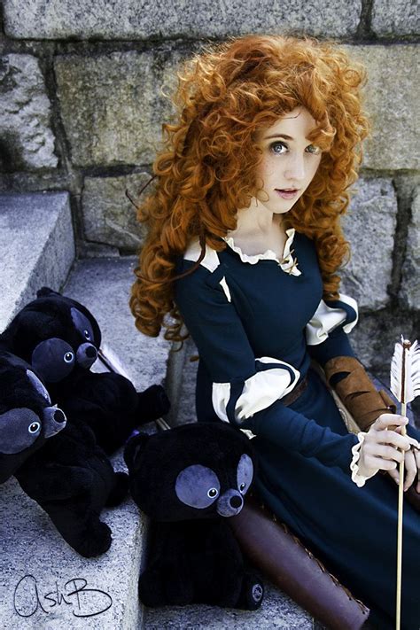 Cute Merida Cosplay The Little Bears Are Adorable