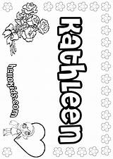 Kathleen Coloring Color Pages Hellokids Print sketch template