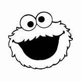 Sesame Elmo sketch template