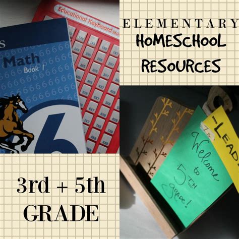 homeschool resources  elementary