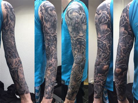 viking tattoo sleeve best viking tattoo sleeve images in